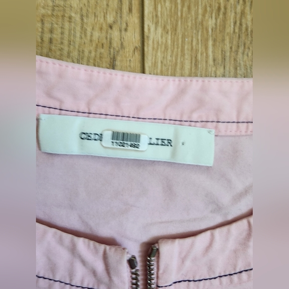 RRP €295 CEDRIC CHARLIER Shirt Blouse High Low US 8 Tie Around Bow Italy Cotton. - Picture 6 of 11